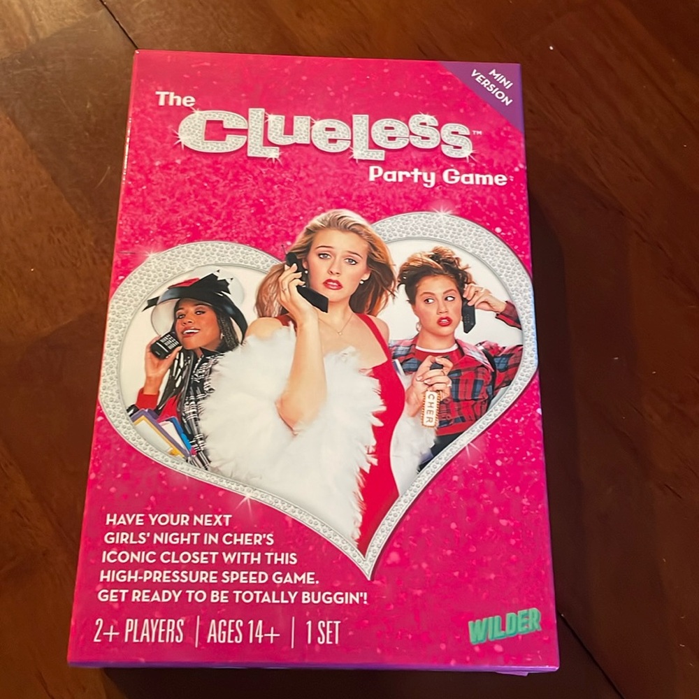 Clueless Movie Party Game NWT 90s Y2K Hollywood Cinema L.A.